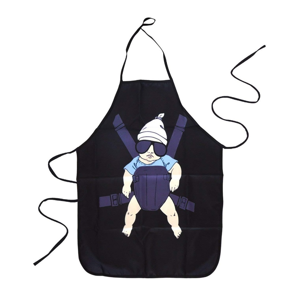 Super Daddy Decorated Waterproof Kitchen Apron